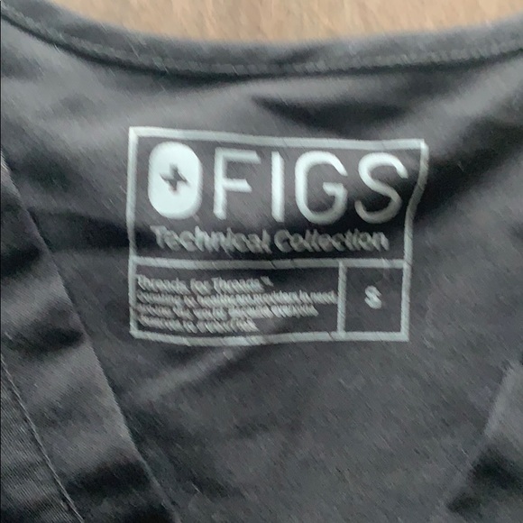 Figs S black Casma 3-pocket scrub top - Picture 5 of 6